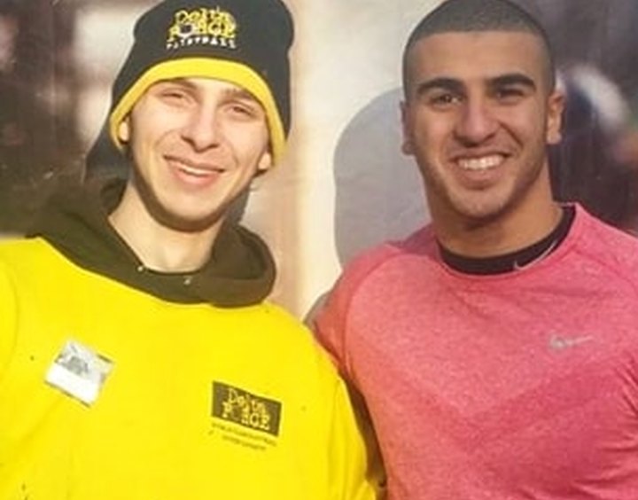 Adam Gemili paintballing at Delta Force