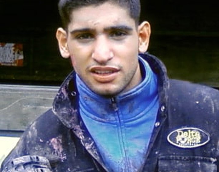 Amir Khan paintballing at Delta Force