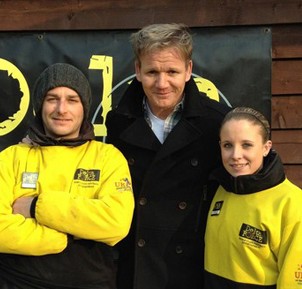 Gordon Ramsay paintballing at Delta Force
