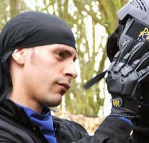 Rio Ferdinand paintballing at Delta Force