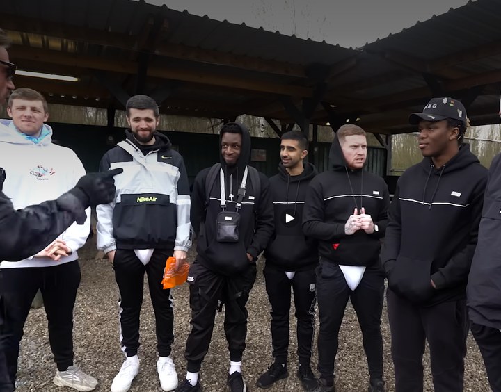 Sidemen paintballing at Delta Force