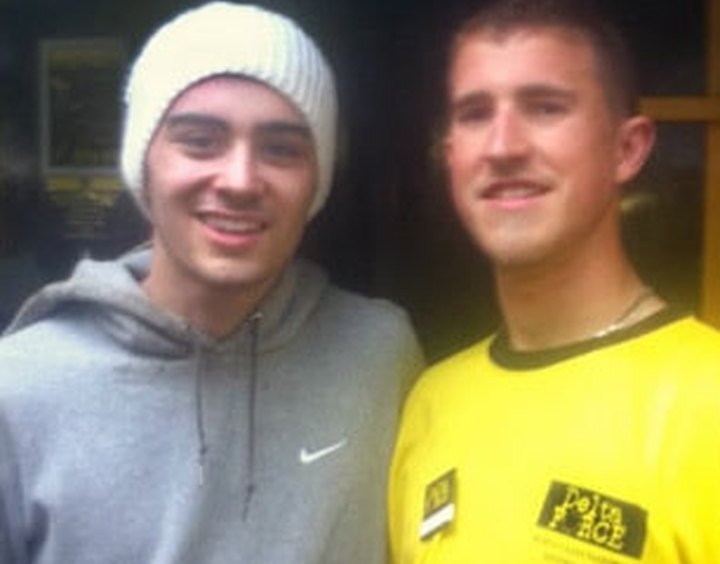 Zayn Malik paintballing at Delta Force