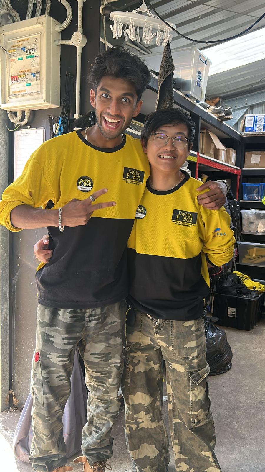 Delta Force Paintball marshal outdoors