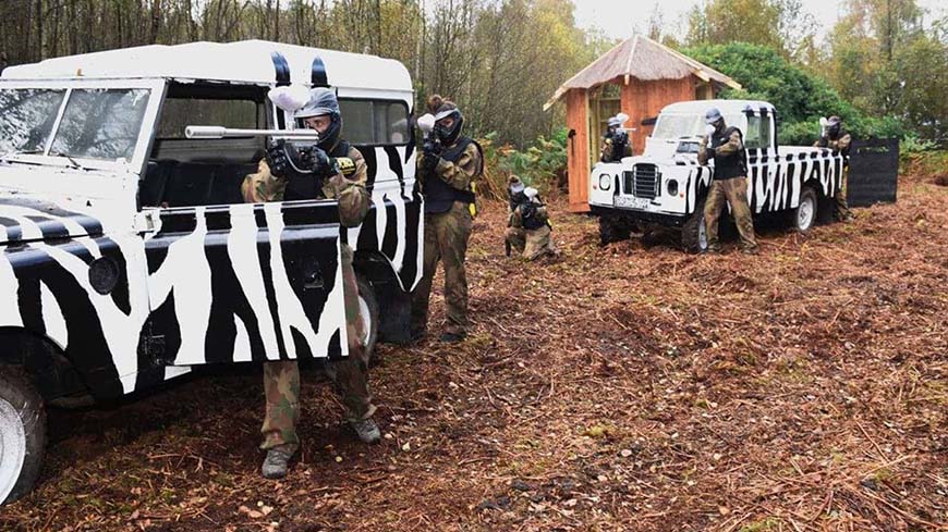 African Adventure paintball safari cover