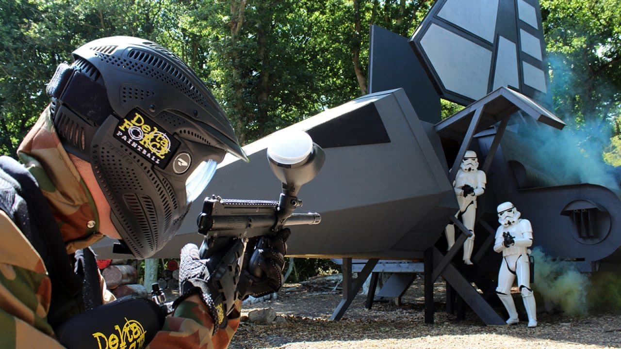 Space Warz paintball spacecraft cover
