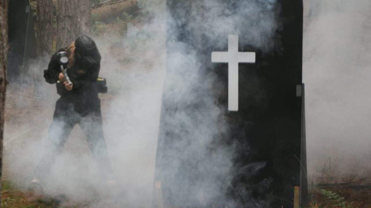 The Haunted Graveyard paintball game zone image 7