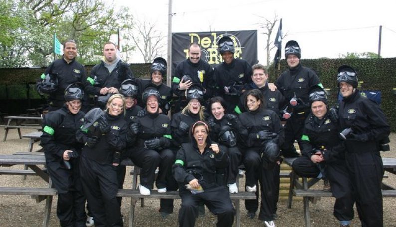 Corporate team-building celebrations at Delta Force Paintball