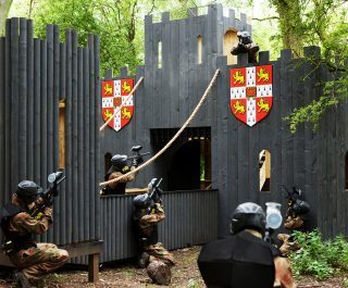 Delta Force Paintball Players Storm Sheriffs Castle