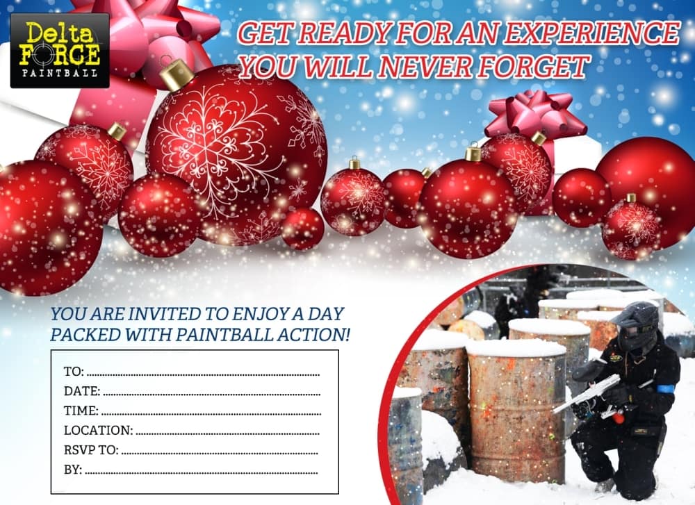 Christmas Paintball Voucher