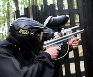 Delta Force Players Fire From Fence At Command Post