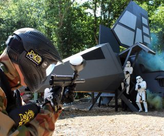 Delta Force Player Face Stormtroopers At Imperial Shuttle