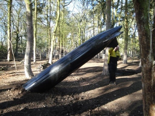 Delta Force marshal poses with Manchester centre missile