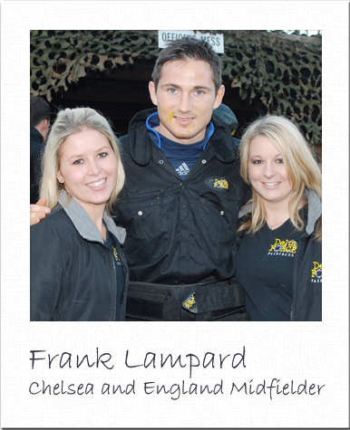 Frank Lampard Paintballing in Cobham