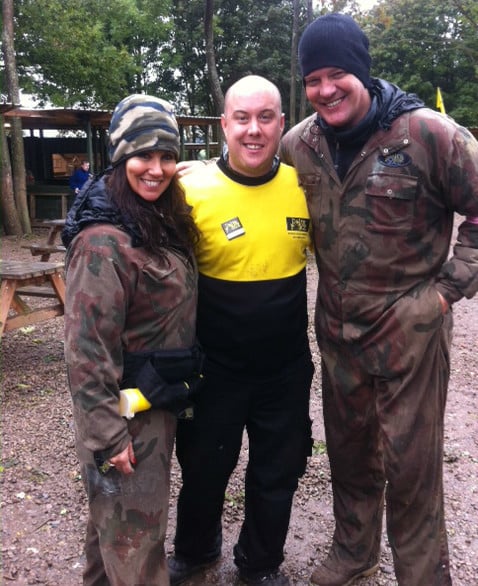 Linda Lusardi and Samuel Kane with marshal