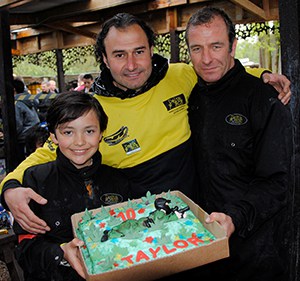 Robson Green, son, and marshal