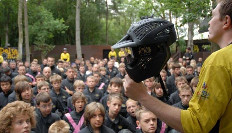 Paintball Centre Safety Demonstration