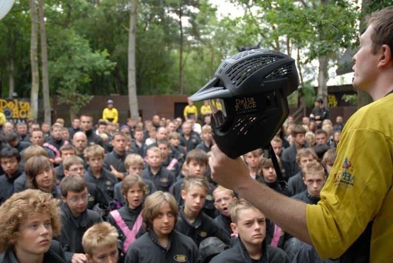 Paintball Centre Safety Demonstration