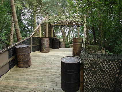 Wooden bridge from 'A Bridge Too Far' game zone