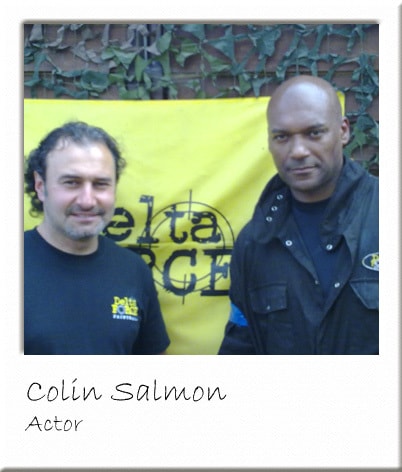 Colin Salmon at Cobham Paintball