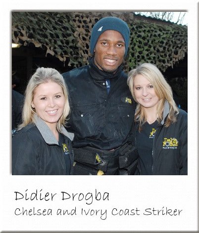 Didier Drogba in Paintball Cobham