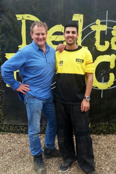 Hugh Bonneville poses with marshal