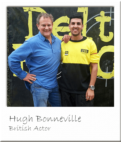 Hugh Bonneville - Paintballing in Surrey