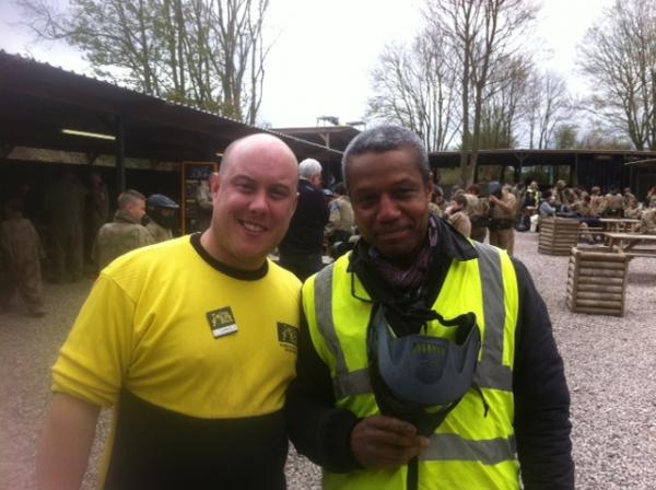 Hugh Quarshie poses with marshal