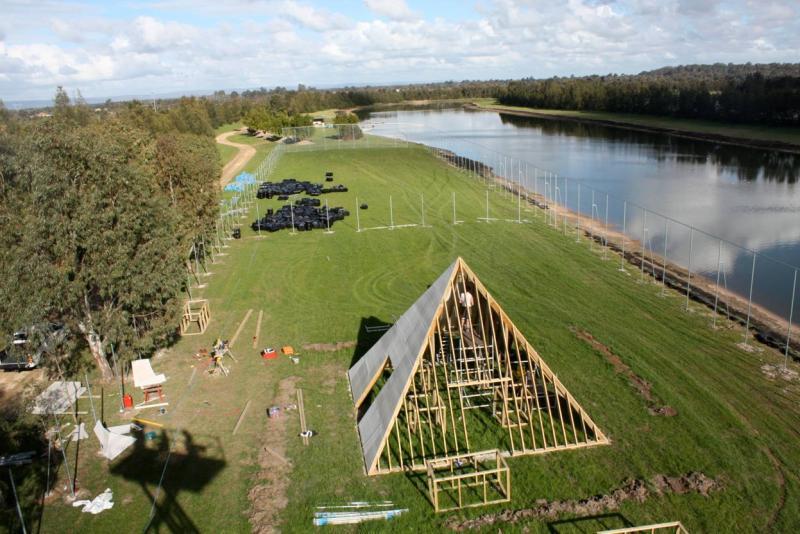 Pyramid under construction in Perth centre