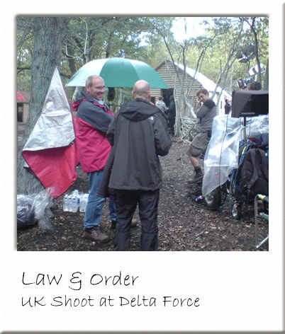 Law and Order Filming at Delta Force Paintball