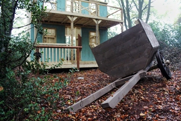 Abandoned Wild West trailer