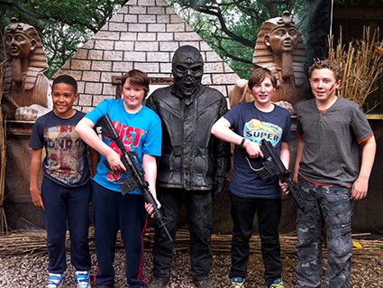Terminator and boys model M16s