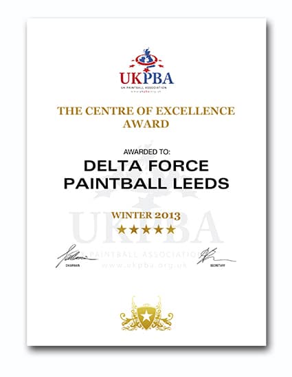 UKPBA Centre of Excellence Award Leeds