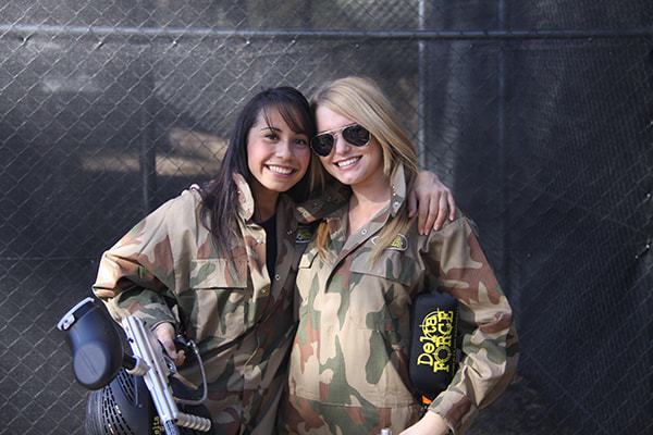 Delta Force paintball girls