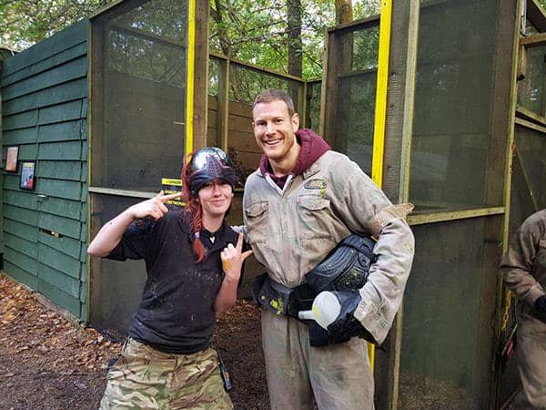 Dickon Tarly at Delta Force paintball