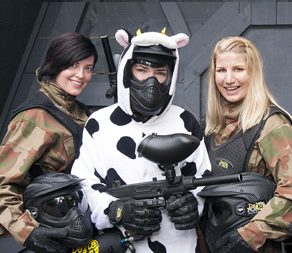 stag do hen party paintball group