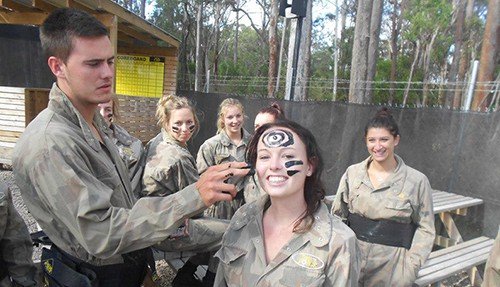 Girl with facepaint