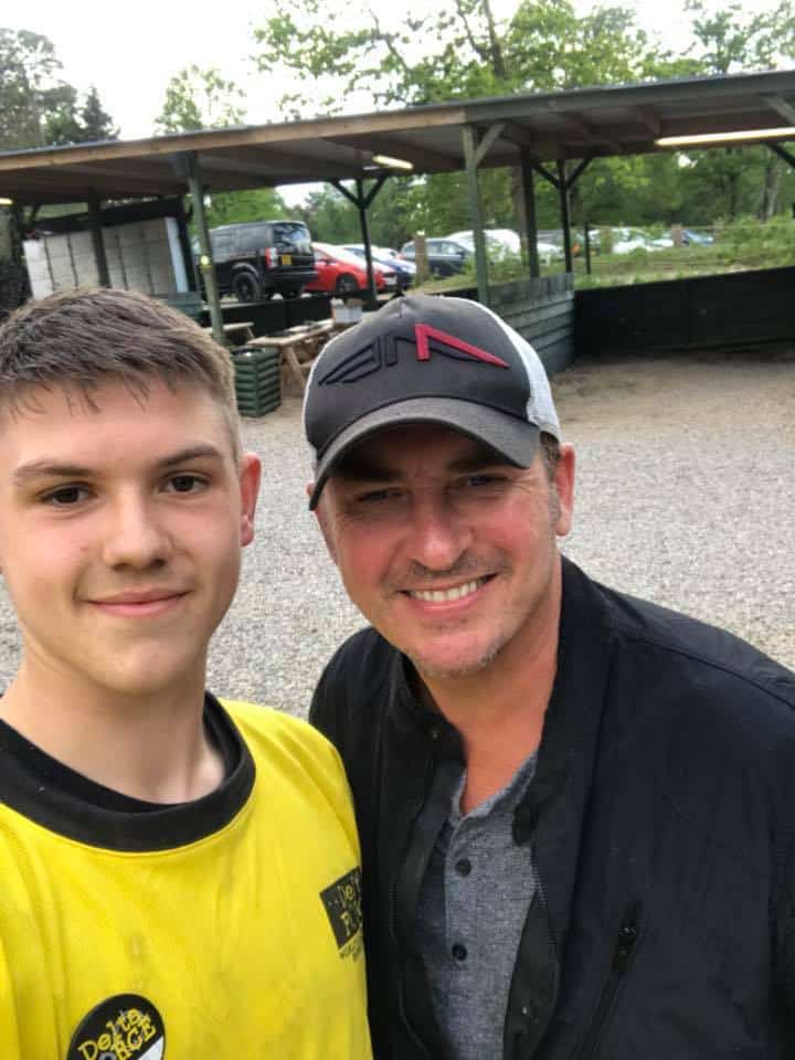 Shane Richie at Delta Force Paintball Crawley