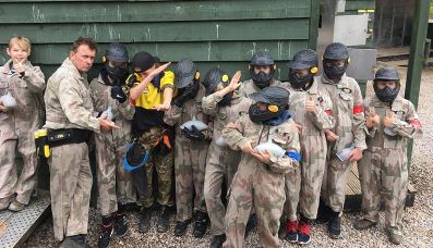 Shane Richie Paintball Party